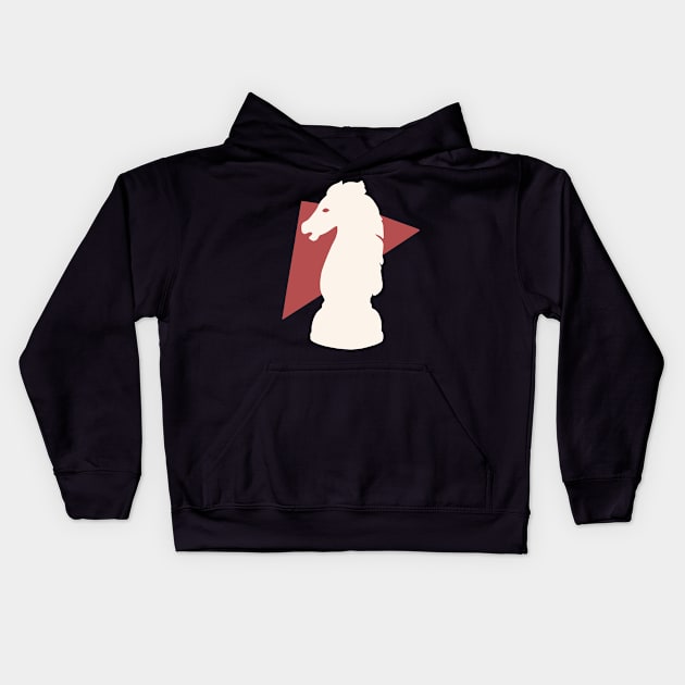 Chess horse Kids Hoodie by isstgeschichte